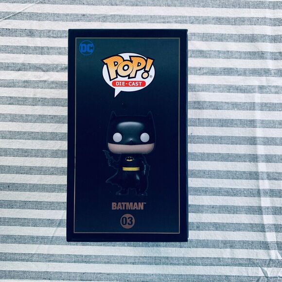 FUNKO POP! Batman 1989 DC Funko Shop Exclusive Die-Cast Batman #03 *IN HAND* - Picture 4 of 7